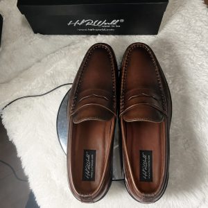 Men's Premium Brown Leather Penny Loafers