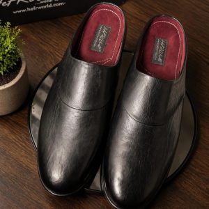 Men’s Leather Half Shoe – Classic Design